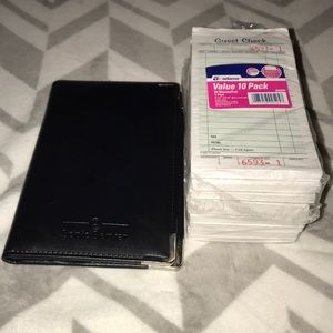 Like NEW SERVER/ WAITRESS book+9 Guest Checks pads
